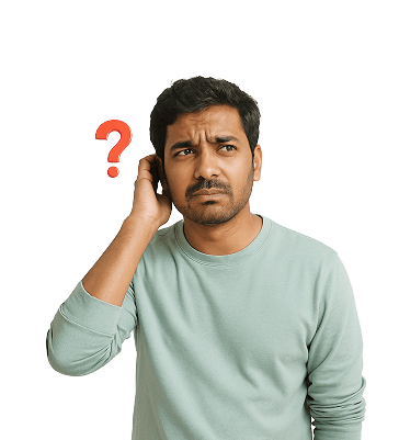 Person thinking about hair cycle